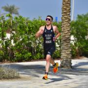 A North East school teacher and paratriathlon winner secured his Team GB spot at the World Championships in Abu Dhabi Credit: DAME ALLAN'S SCHOOLS