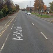 A North East teenager was taken to hospital after a car hit the back of his bike and drove off without stopping Credit: GOOGLE