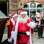 Santa arrives at Northallerton Christmas event Picture: SARAH CALDECOTT