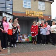 A North East firm has donated thousands of pounds in supplies and funds to foodbanks in the region Credit: CLEVELAND CONTAINERS