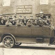 MIKE GOLDSMITH sends in this fabulous picture of a charabanc outing setting off from outside the Stag’s Head where George Hume is the landlord. But where was that?“I think it was in the Darlington area,” he saysIf you have any clues,