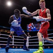 North-East boxer Kiaran MacDonald in action for Great Britain