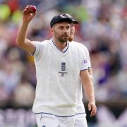 Mark Wood celebrates his five-wicket first-innings haul during England's third Test win over Australia at Headingley