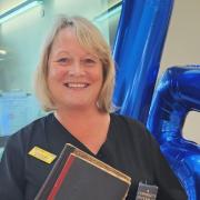 Donna McPeake, from Seaham, who began her nursing career in Sunderland at Cherry Knowle Hospital in 1981, has returned to work following her retirement from a 40-year career Credit: TEWV