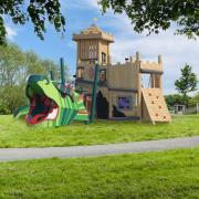 Development work has begun on Romano Park in Ingleby Barwick which will see repairs and upgrades to the existing play area Credit: SBC