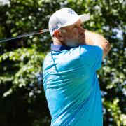Lee Westwood competes in the recent LIV London event staged at Centurion Club