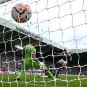 Sandro Tonali scores Newcastle United's opening goal in their 5-1 win over Aston Villa