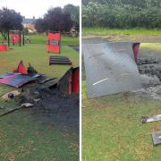 The most recent incident has seen a group of youths burn down the newly installed Ninja Trail, which saw burn holes and big chunks of equipment being rendered unusable