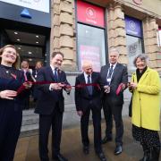 While banks were closing branches, Darlington Building Society opens a new branch in High Row, Darlington