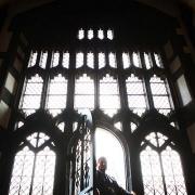 GUILD WARDEN: Chairman of the Durham City Freemen, John Heslop, at Durham Town Hall.