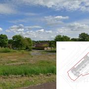 The site in Newton Aycliffe that could soon hold a care home facility.