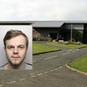 Arsonist Aaron Foster, convicted of starting a fire in his cell at Deerbolt YOI and Prison, near Barnard Castle, on November 23, last year