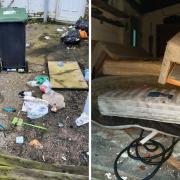 Over the weekend, wardens from Durham County Council patrolled parts of Ferryhill after reports of people leaving fly-tipping