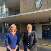 Durham and Darlington Police and Crime Commissioner Joy Allen (left) and Rachel Bacon