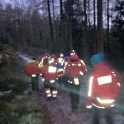 Cleveland Mountain Rescue Team go to help injured mountain biker