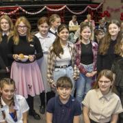 Parkside Academy students from Years 7, 8, and 9 worked together with staff to throw the Valentine's Day community event