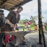 Immerse yourself in the Viking way of life in the recreated Viking Village before the Kynren Show.