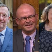 Sedgefield MP Paul Howell, Blyth Valley MP Ian Levy and Hartlepool MP Jill Mortimer