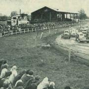 Stock car racing at Aycliffe stadium, kindly sent in by Mike Brookes