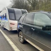 Police stop BMW towing caravan stolen in Thirsk