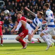 Paddy McNair goes in for a challenge in Middlesbrough's win at QPR