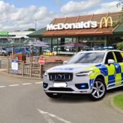 The incident happened at the McDonald's outlet in Peterlee