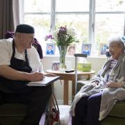 Darrell Lyne likes to chat to the residents to ensure their needs are being catered for