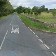 The B6278, north of Dent Gate Lane in Barnard Castle, will be closed for nearly two weeks as water network upgrade works are set to begin Credit: GOOGLE