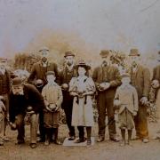 The first bowlers in Darlington in 1895, probably in South Park