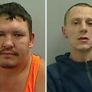 Kirk Scotland, 39, and Brian Crutchley, 33, barged into the property in Middlesbrough town centre on September 17, 2023