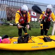 Adults rescued by Hartlepool RNLI after their kayak capsized
