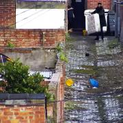The man was caught on camera dumping the unwanted bedding in the alley behind Middlesbrough’s Kensington Road on Sunday, April 7