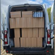 Police seize more than a million illegal cigarettes when they stop this vehicle on the A19