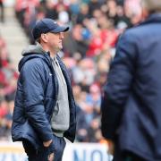 Mike Dodds watches on during Sunderland's home defeat to Millwall