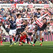 A scramble in the box during Sunderland's home defeat to Millwall