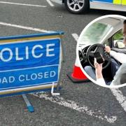 Police have issued a warning to drivers after 30 drivers were reported for using mobile phones at the wheel while filming a crash scene on Wednesday (April 24)