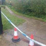 The riverside walk between Norton and Malton was cordoned off on Thursday morning following an incident overnight