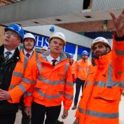 Darlington MP Peter Gibson and Transport Secretary Mark Harper MP visit Darlington Railway Station