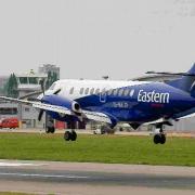 A flight route between Teesside and Aberdeen has been saved after airline Eastern Airways stepped in to offer flights between the locations