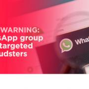 WhatsApp group chat scam warning