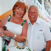 EVACUEES: Joy and husband Len (better known as Johnnie)