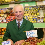 Robin Blair at his Darlington Covered Market stall