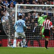 EQUALISER: Yaya Toure's stunning second half strike to draw the game level. Picture: Tom Banks