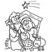 Christmas cartoon to print out and colour in