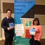 CHEAPER BILLS: Cllr Luke Richardson, Ryedale District Council’s representative on the Yorkshire Energy Partnership, and Serena Williams, Environmental Health officer for Ryedale District Council.