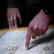 MAGNA CARTA: A copy of the Magna Carta, dating from 1216, that is held at Durham Cathedral, was put on display in an exhibition celebrating the 800th anniversary of the Magna Carta. Picture: TOM BANKS