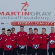OPPORTUNITY: The apprentices at the Martin Gray Football Academy