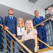 TEAM: Baker Tilly's trainees include, from left, Jack Smith, Rory Sewell, Amy Thorns, Danielle Carrick, Shea Waters and David Matthias