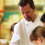 Lessons: TV chef Paul Ranking cooks with schoolchildren