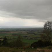 The view from the top (in a hail storm)